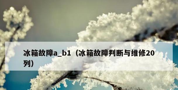 容声冰箱报E4故障的修理方法（容声冰箱E4故障修理注意事项分享）