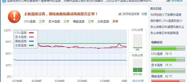 电脑CPU温度高的处理方法（保持电脑CPU温度适宜）