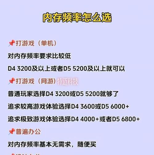 组装电脑缺内存条怎么办？如何选择合适的内存条？