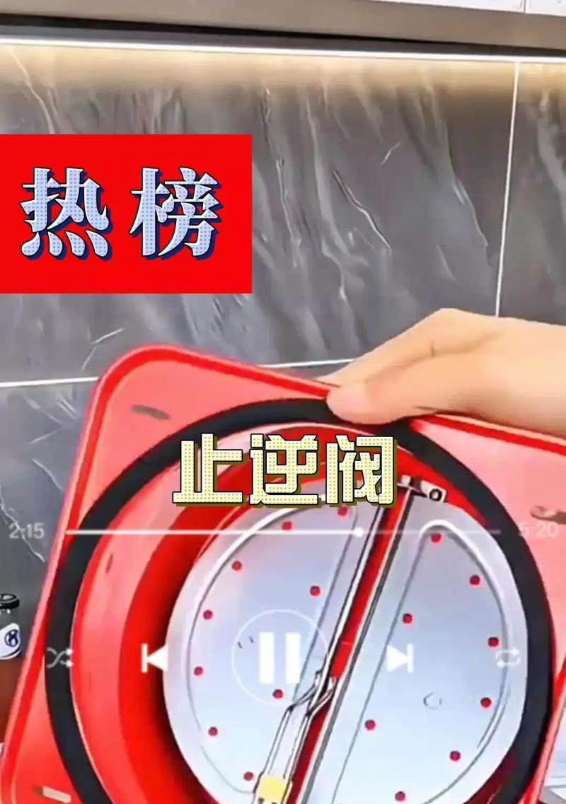 油烟机风道止逆阀的清洗方法（轻松清洁）