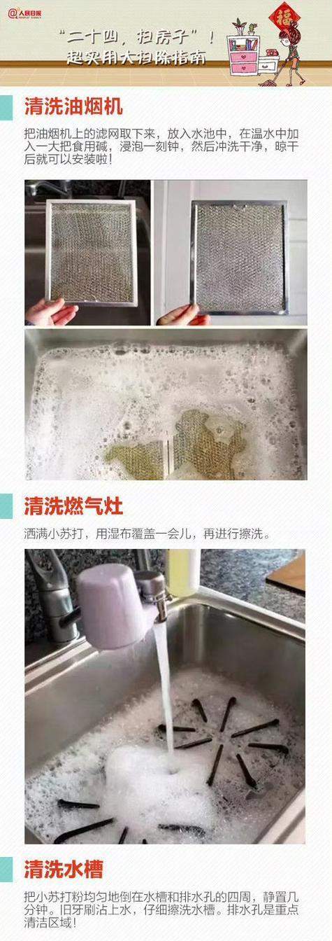 住户油烟机清洗方法大全（简单易行的清洗技巧）