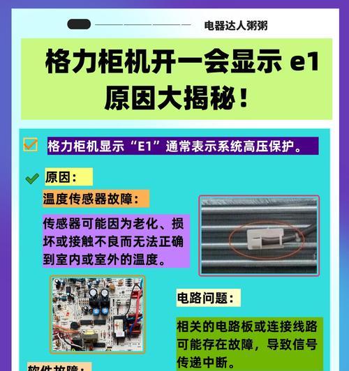 探究中央空调E1故障及解决方法（一起了解中央空调E1故障原因及处理措施）