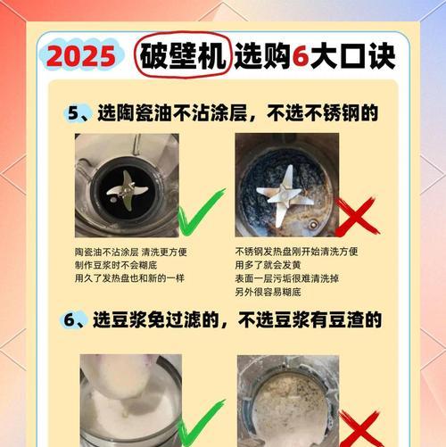 破壁机污渍清洁方法大揭秘（轻松应对破壁机上的污渍问题）