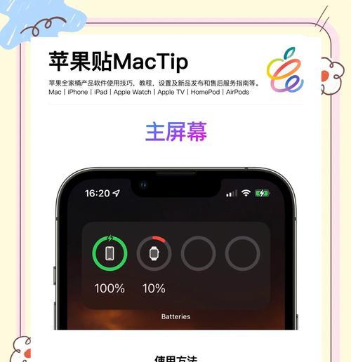 如何将苹果手机电量百分比设置为主题（详细教你设置苹果手机电量百分比主题）